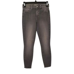 L'AGENCE Women's‎ Gray Denim Margot High-Rise Skinny Jeans Size 25